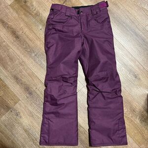 686 Snowboard Pants Youth Girls Med Purple Elsa Insulated Infidry Waterproof Ski